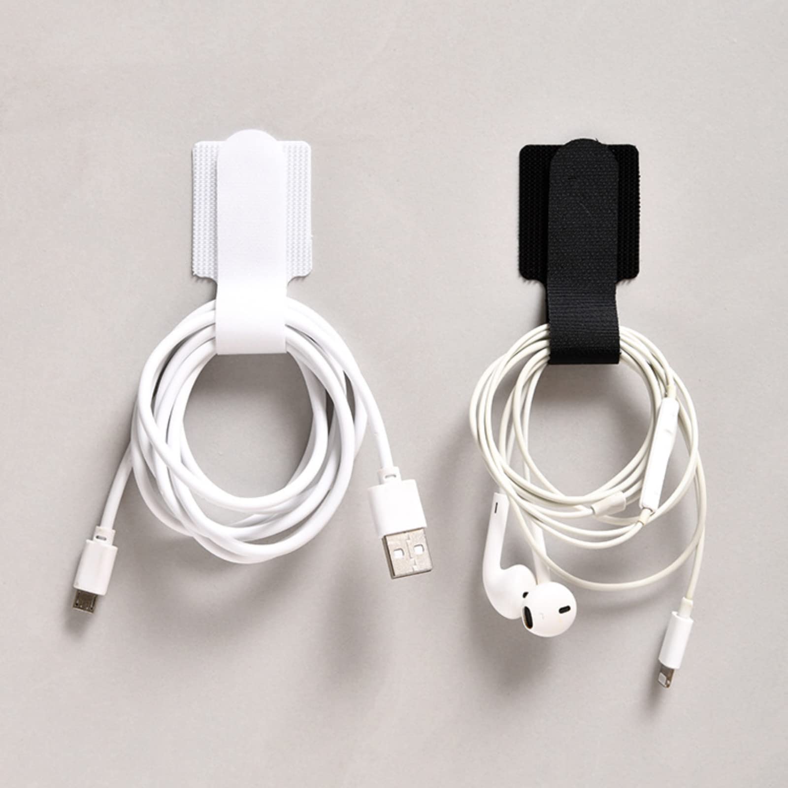 Amazon | 8個入りケーブル収納マジックテープホルダーケーブルクリップ