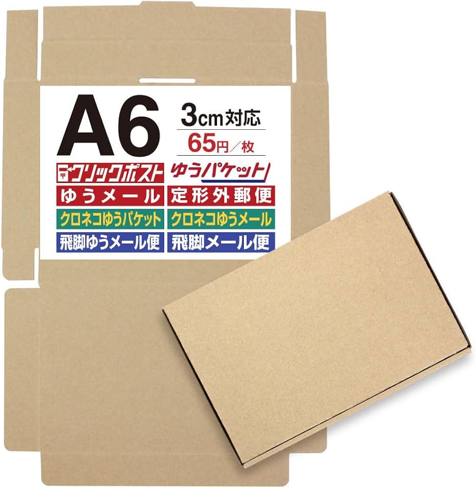 Amazon.co.jp: UNIPACK A6サイズ クリックポスト はがきサイズ N式