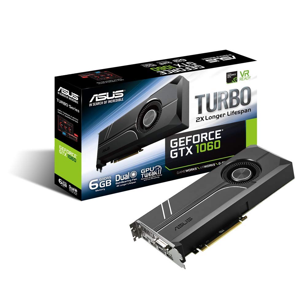 Amazon.com: ASUS Geforce GTX 1060 6GB Turbo Edition VR Ready Dual