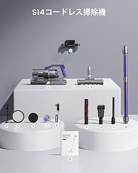 Amazon | HONITURE コードレス掃除機 掃除機 コードレスランキング