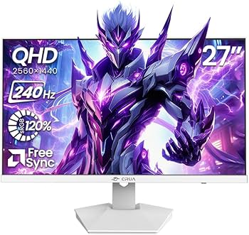 Amazon.co.jp: CRUA ゲーミングモニター 27インチ PC モニター 240Hz