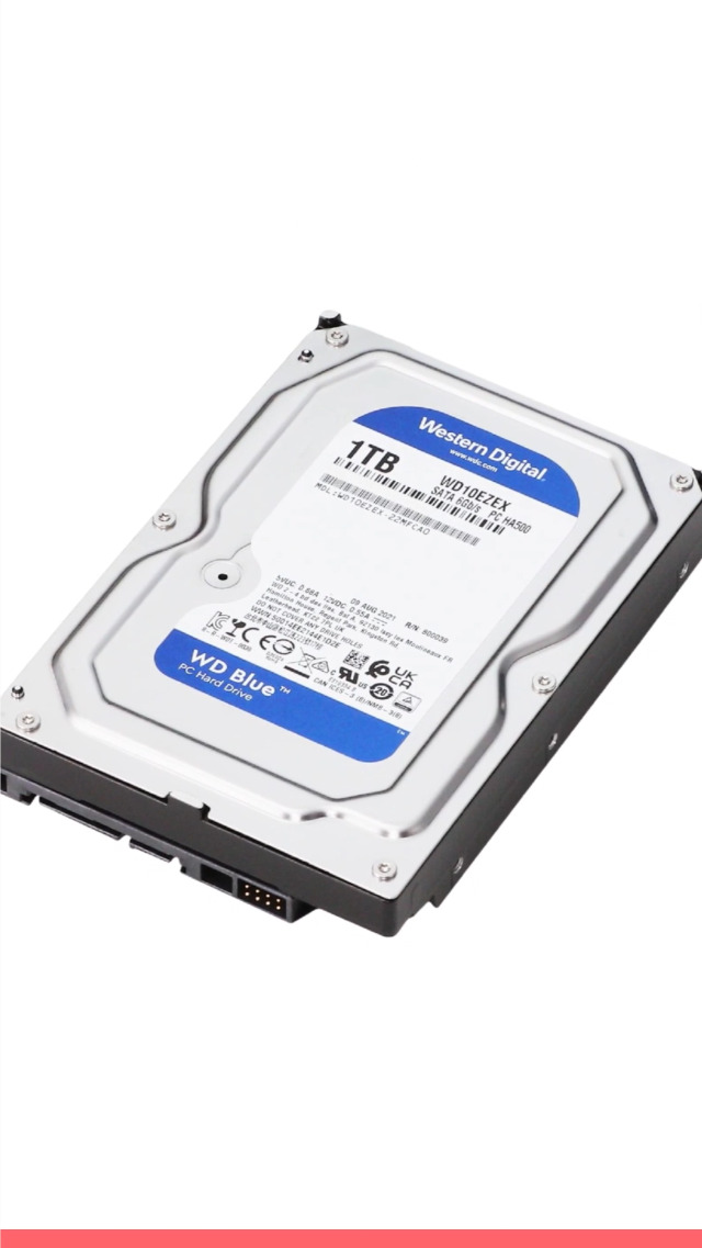 未開封Western Digital 1TB 内蔵型ハードディスクドライブ3個 Amazon