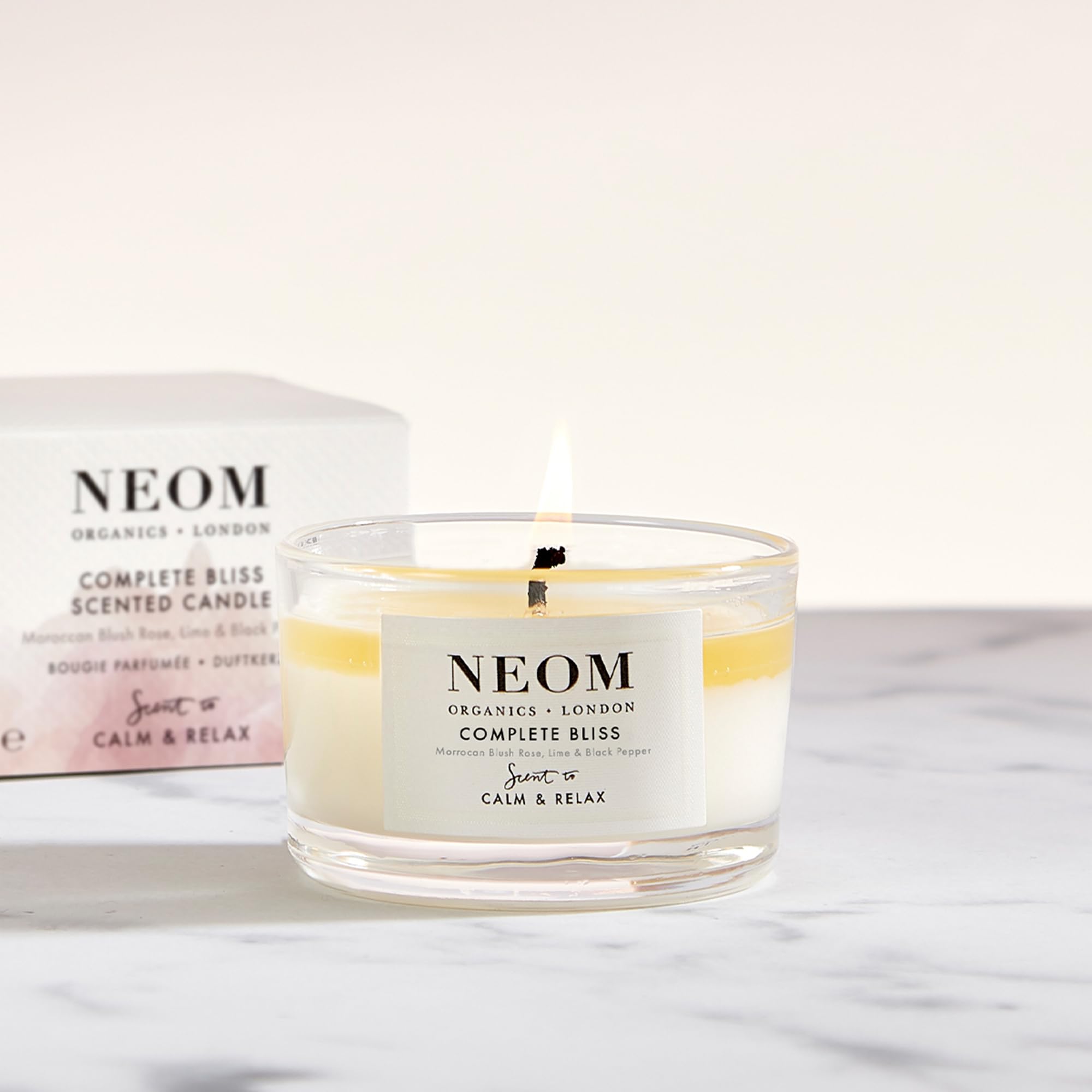 Amazon | NEOM トラベルキャンドル (75g) COMPLETE BLISS(CALM & RELAX