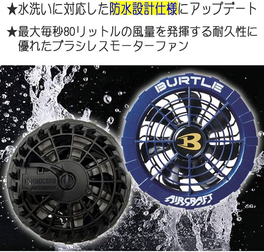Amazon.co.jp: バートル BURTLE 新型カラーファンユニット AC311