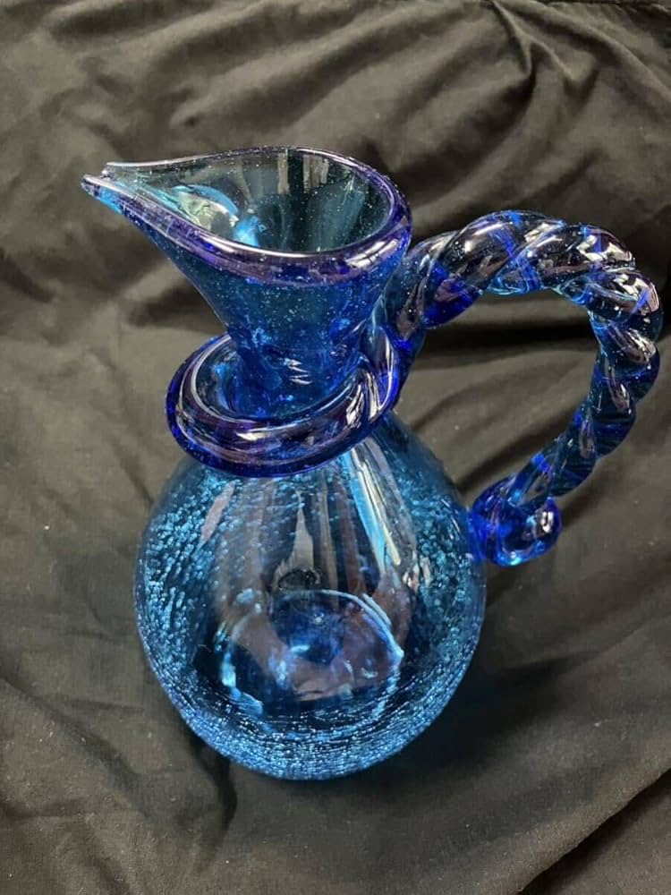 Amazon.co.jp: 琉球ガラス 水差し アンティーク ガラス工芸 当時物