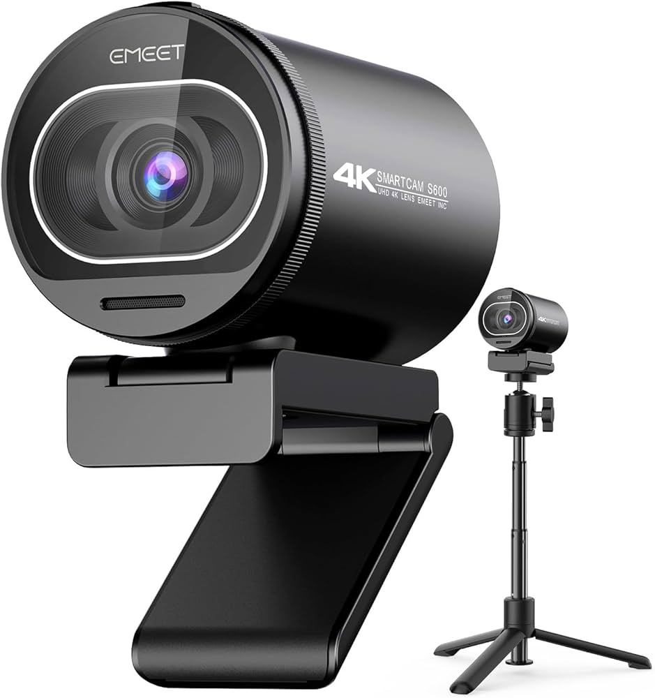Amazon.com: EMEET S600 4K Webcam with Tripod for Streaming - Sony