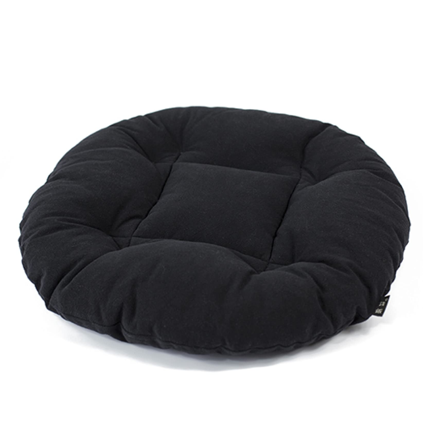 Amazon.co.jp: 座布団 円座クッション 黒 フロアクッション ラウンド