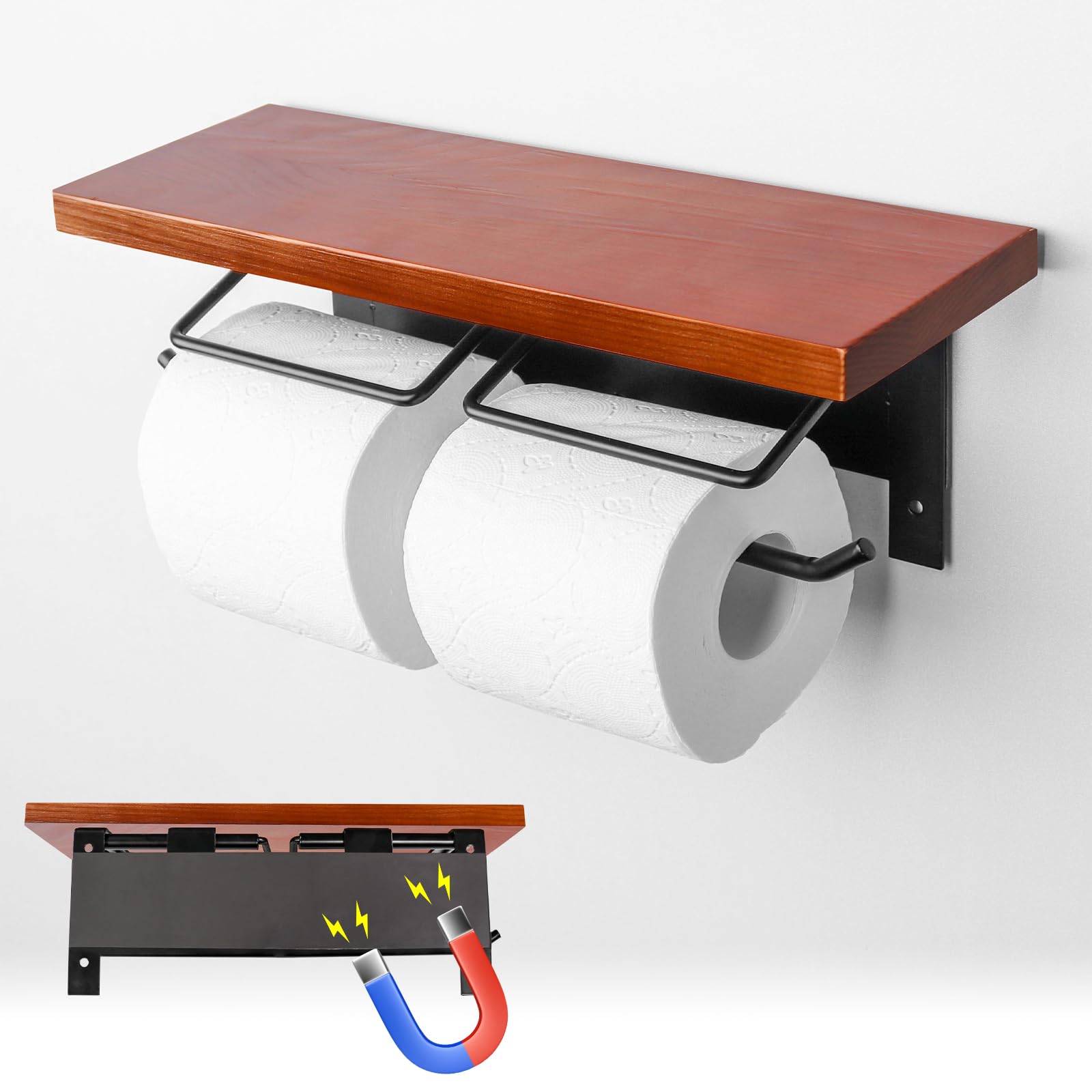 Amazon.co.jp: 「マグネット式・穴あけ不要」 Melvint トイレット