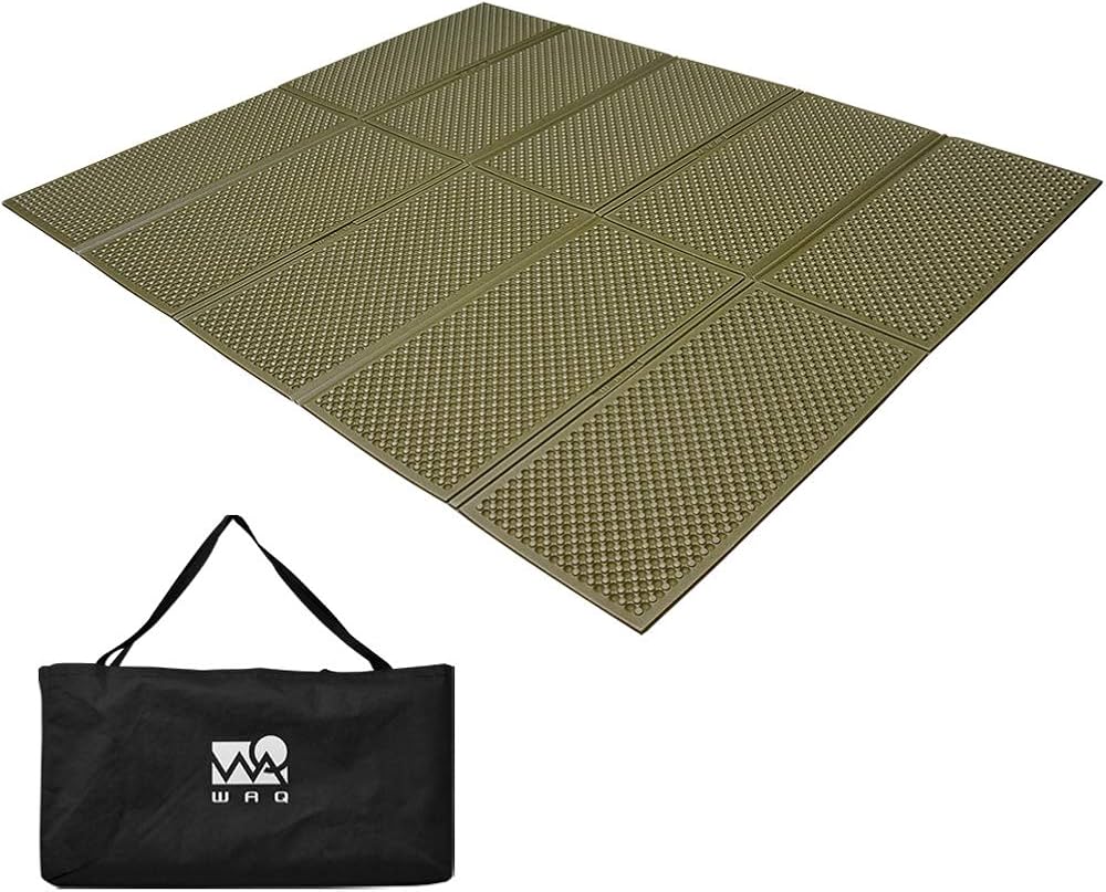 Amazon.co.jp: WAQ キャンプマット 2人用 レジャーシート XPE フォーム