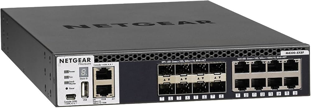 Amazon.co.jp: 【正規品】ネットギア NETGEAR M4300-8X8F 10GBASE-T×8