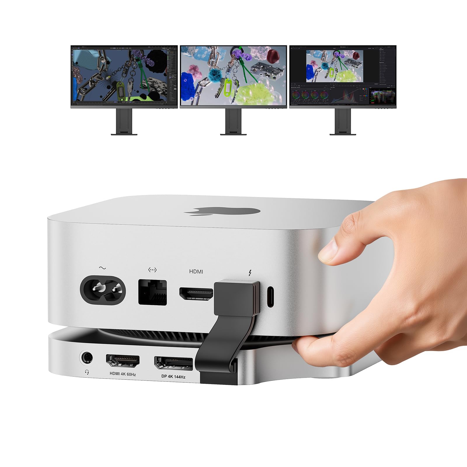 Amazon.co.jp: Minisopuru MINI4MAX Mac mini M4ドック 4K@60Hz HDMI