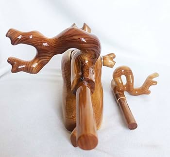 Amazon | ヘラブナ万力 天然木黒柿x白柏 大砲型万力 へら用品 袋竿枕