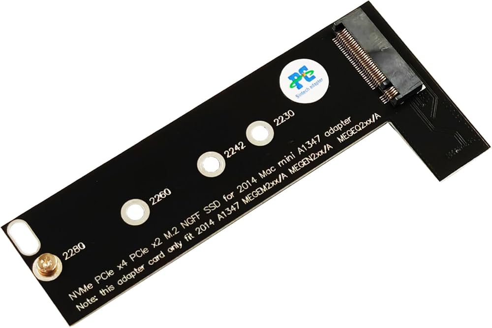 Amazon.com: Sintech M.2 NGFF NVMe SSD Card for Upgrade Mac mini