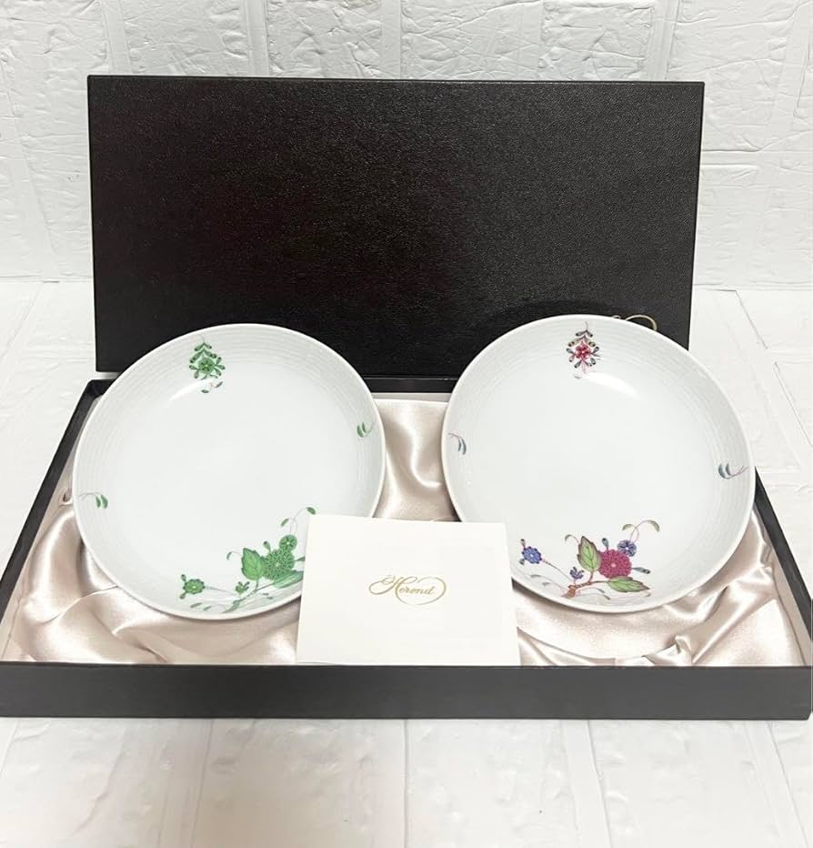 Amazon.co.jp: ヘレンド エスキスグリーン&エスキスフラワー プレート