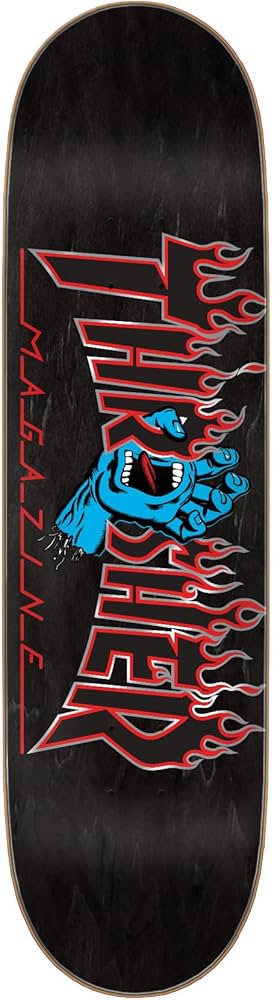 Amazon | SANTA CRUZ Thrasher Screaming Flame ロゴ 8.5インチ x