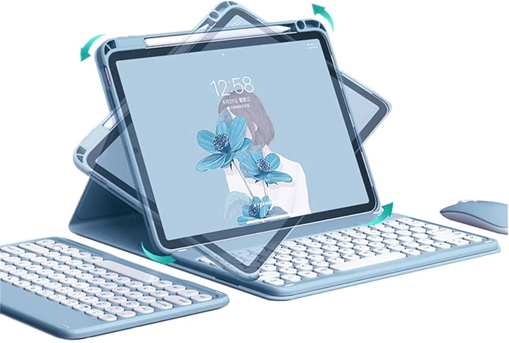 Amazon | マウス付き iPad 10.2インチ 第7 8 9 世代 キーボードケース