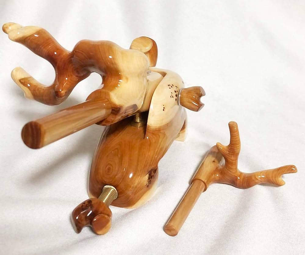 Amazon | ヘラブナ万力 天然木崖柏 大砲型万力 へら用品 竿枕袋付き