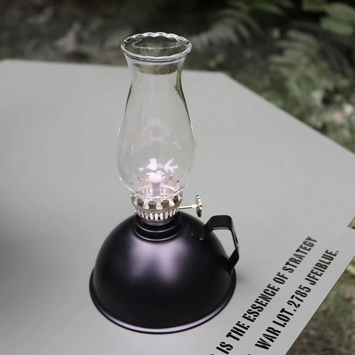 Amazon.co.jp : 屋内用オイルランプ ヴィンテージガラス灯油ランプ