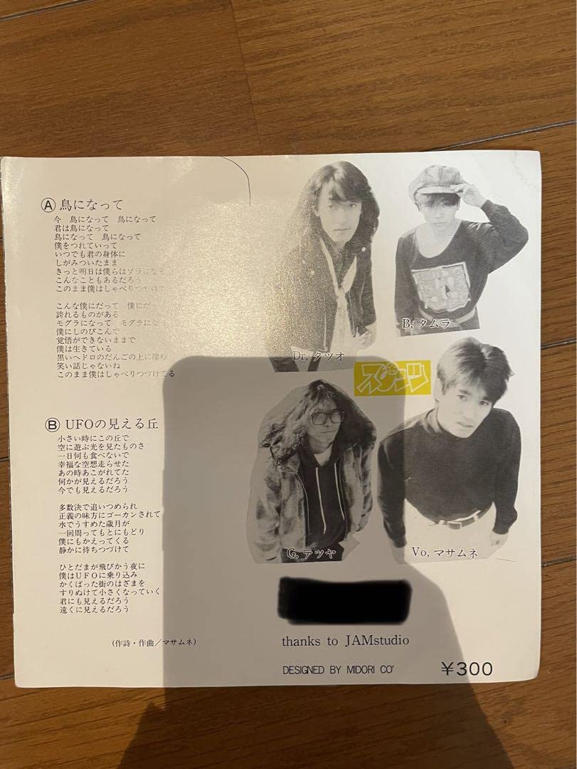 Amazon.co.jp: スピッツ鳥になって UFOの見える丘 ソノシート レコード