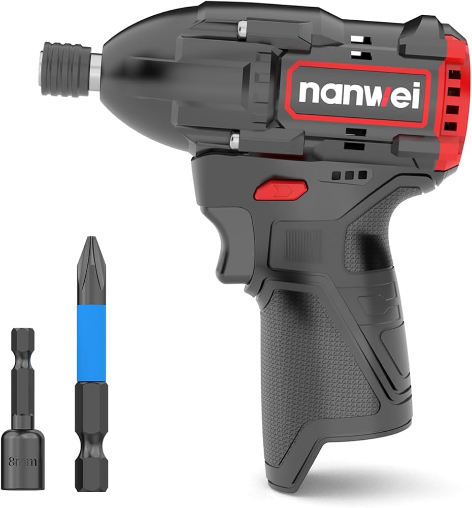 Amazon | NANWEI 12V インパクトドライバー 最大トルク120Nm 電動