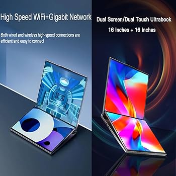 Amazon.co.jp: GZBOX 16インチ デュアルタッチスクリーン ノート