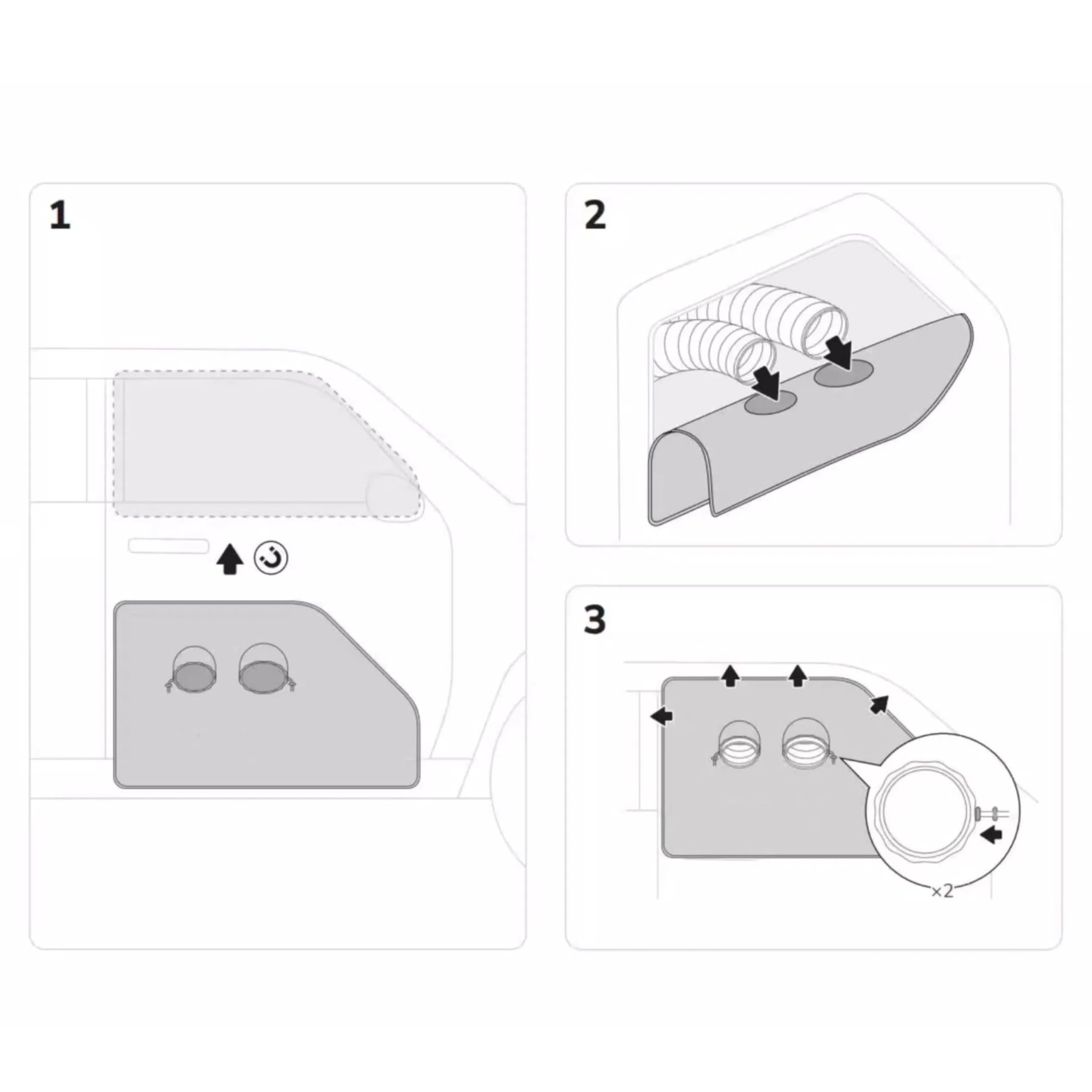 Amazon.co.jp: 窓シート For EcoFlow | マグネット式 | WAVE 2 /WAVE 3