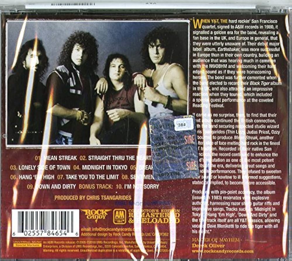 Y&T - Mean Streak - Amazon.com Music