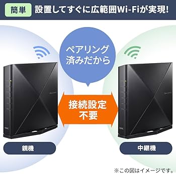 Amazon | NEC Aterm 無線LAN メッシュWiFi Wi-Fi 6E ルーター 11ax PA