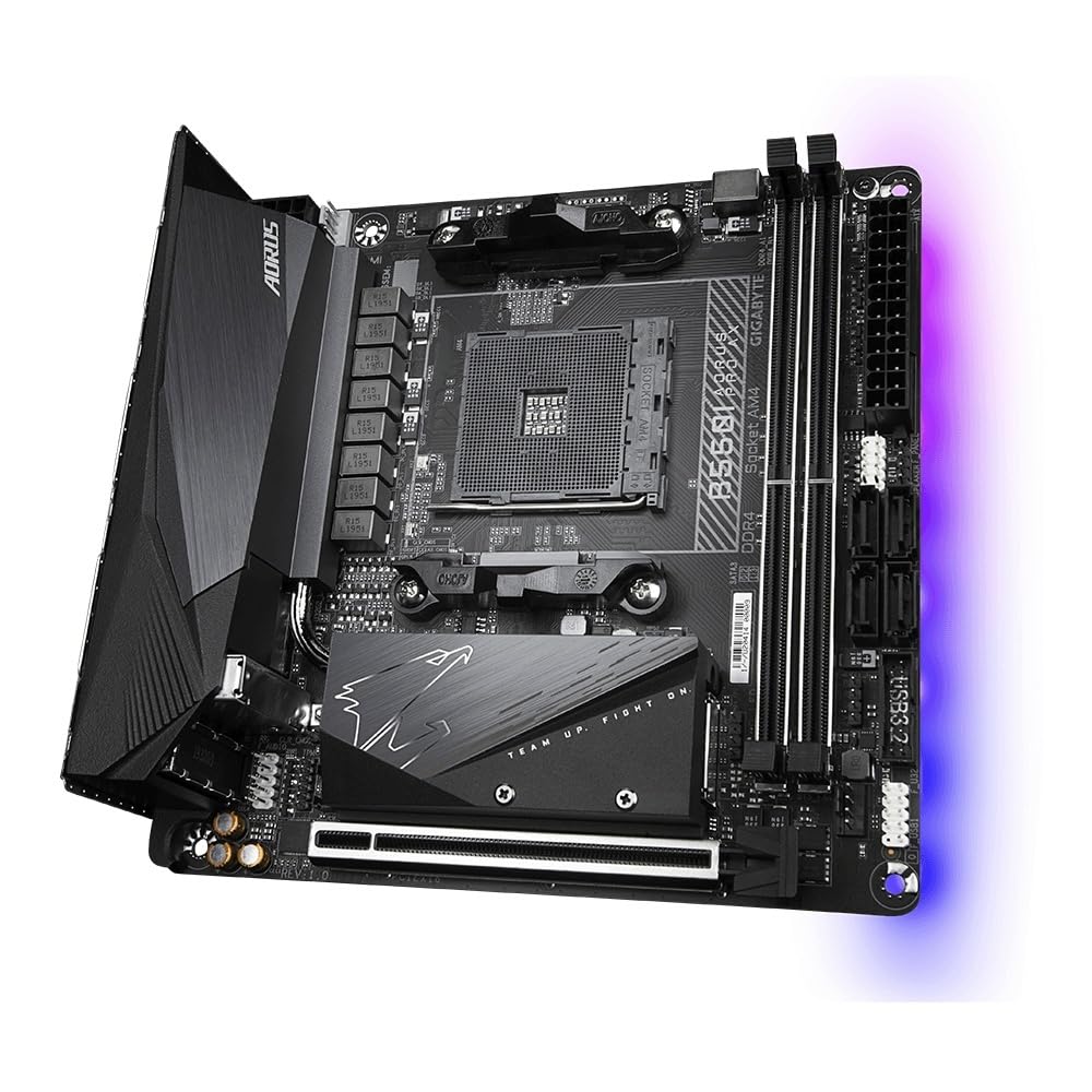 Amazon.com: GIGABYTE B550I AORUS PRO AX AMD AM4 ITX Motherboard