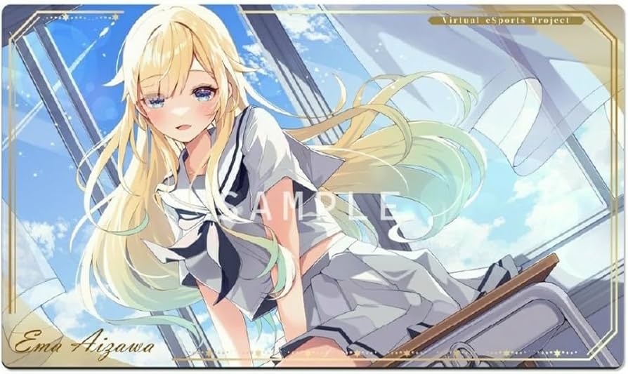 Amazon.co.jp: ぶいすぽっ 藍沢エマ プレイマット : おもちゃ