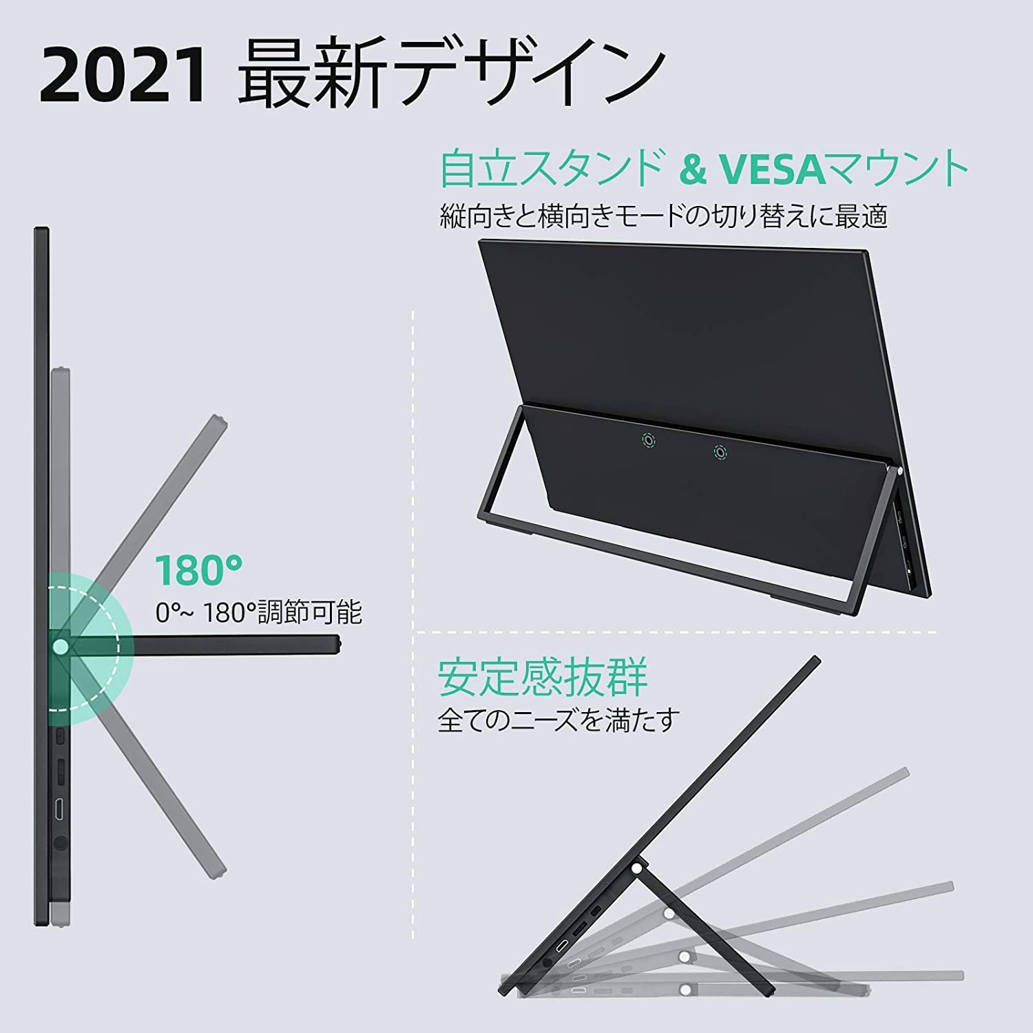 Amazon.co.jp: モバイルモニター モバイルディスプレイcocopar 17.3