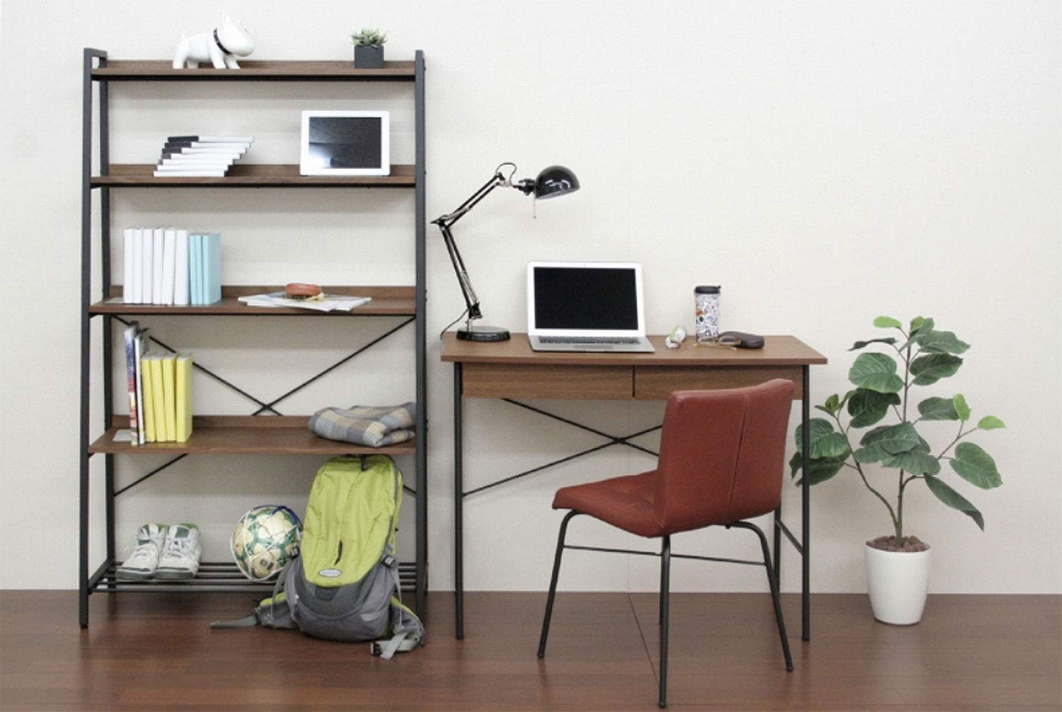 Amazon.co.jp: 市場 デスク ヴィンテージ風 テレワーク anthem 幅100x