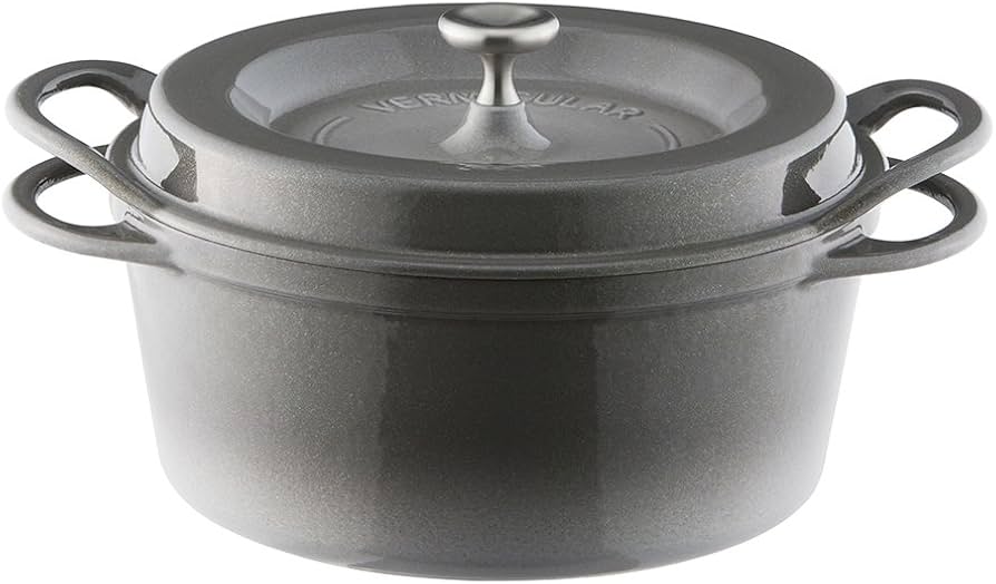 Amazon｜バーミキュラ 鋳物ホーロー鍋 22cm パールグレー 無水調理