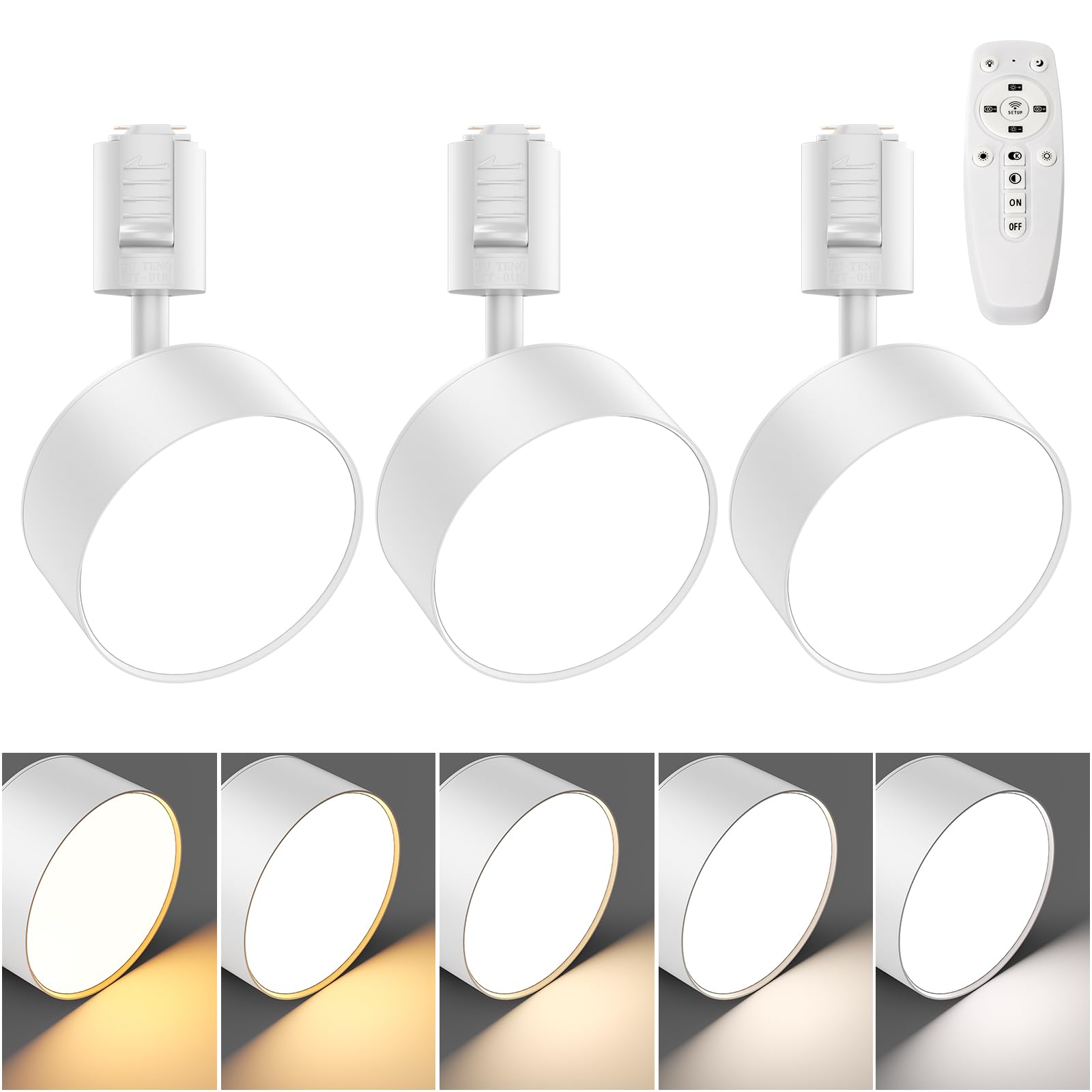 Amazon.co.jp : TuyuBEE 無段階調光調色可能 ダクトレール スポット