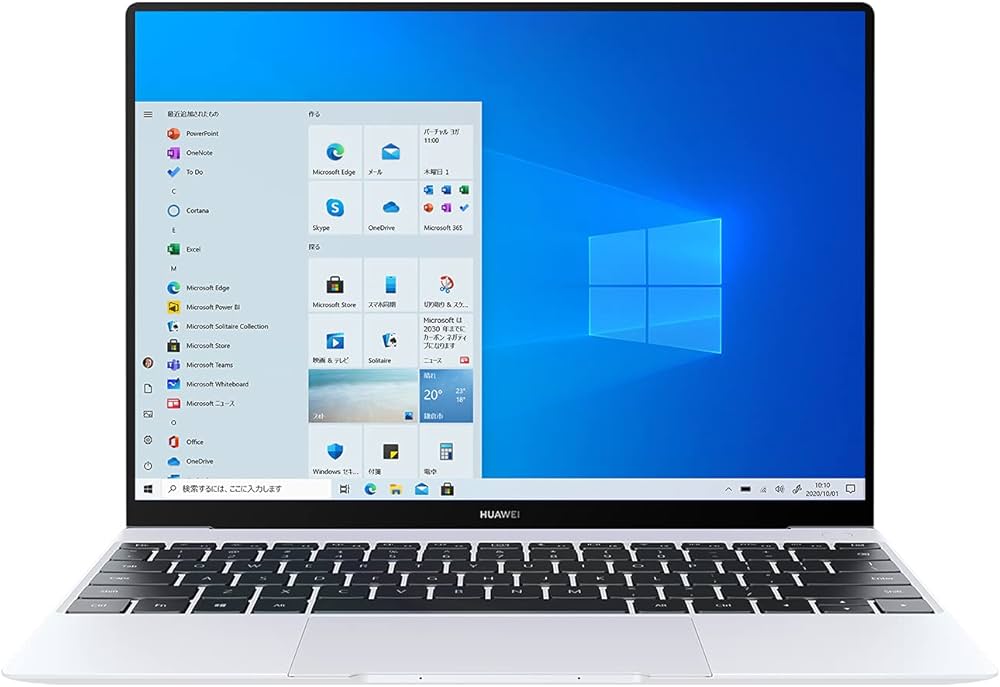 Amazon.co.jp: HUAWEI MateBook X ノートパソコン 13インチ Windows 10