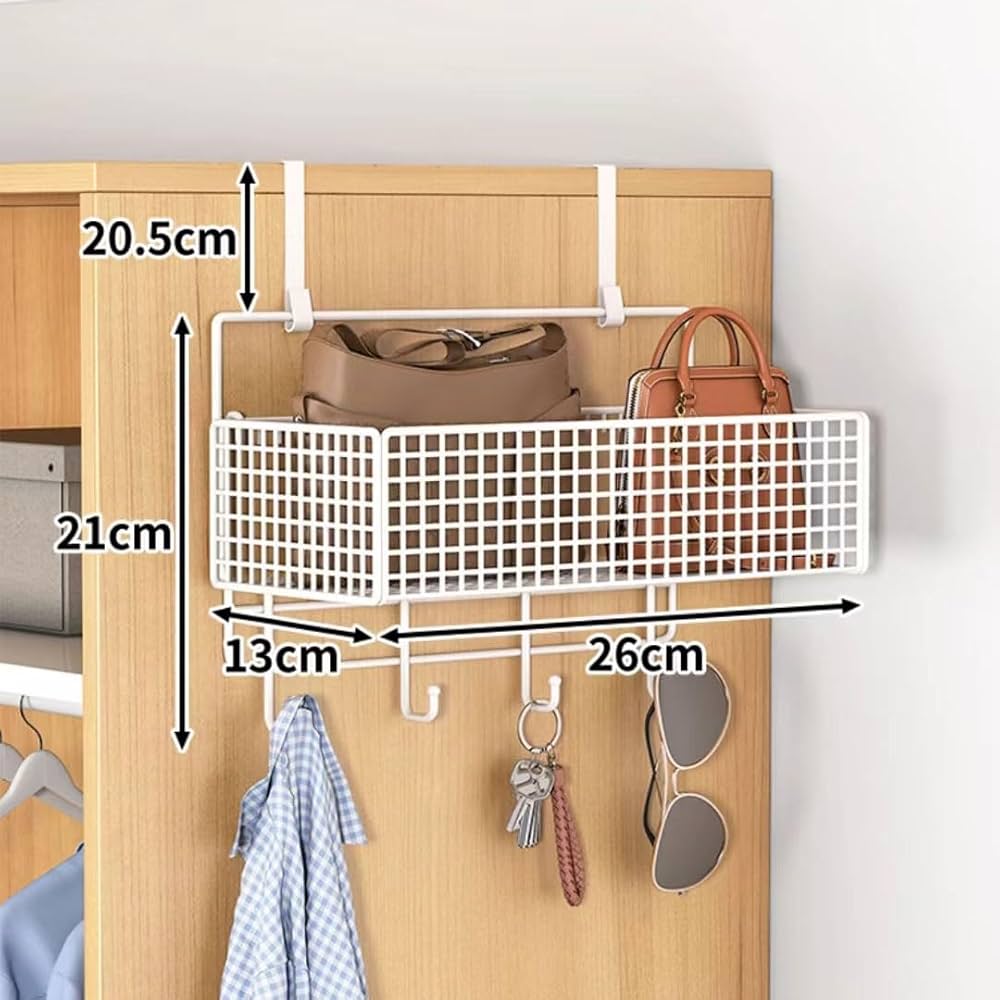 Amazon.co.jp: 収納バスケット、鉄壁掛け 吊り下げバスケット、鉄芸