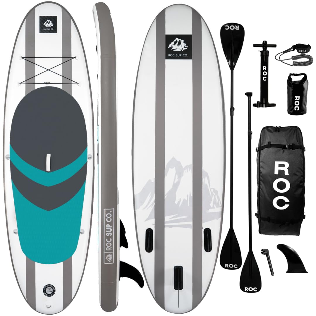 Amazon | Roc 空気注入式 スタンドアップパドルボード プレミアムSUP
