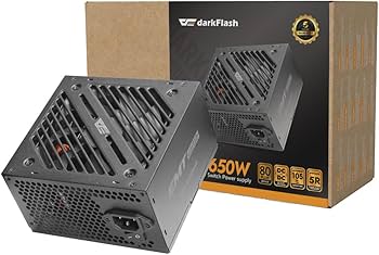 Amazon | darkFlash ダークフラッシュ 80PLUS BRONZ認証 650W PC電源