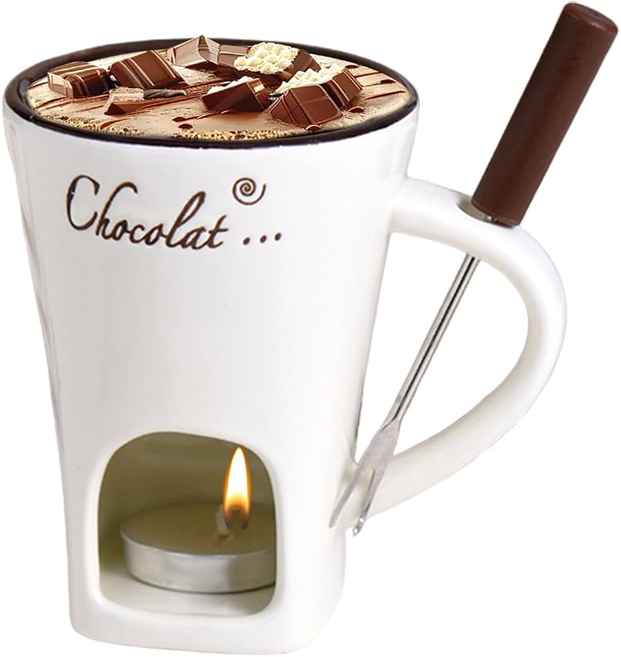 Amazon.co.jp: チョコレート コンロ セット チョコレート フォンデュ