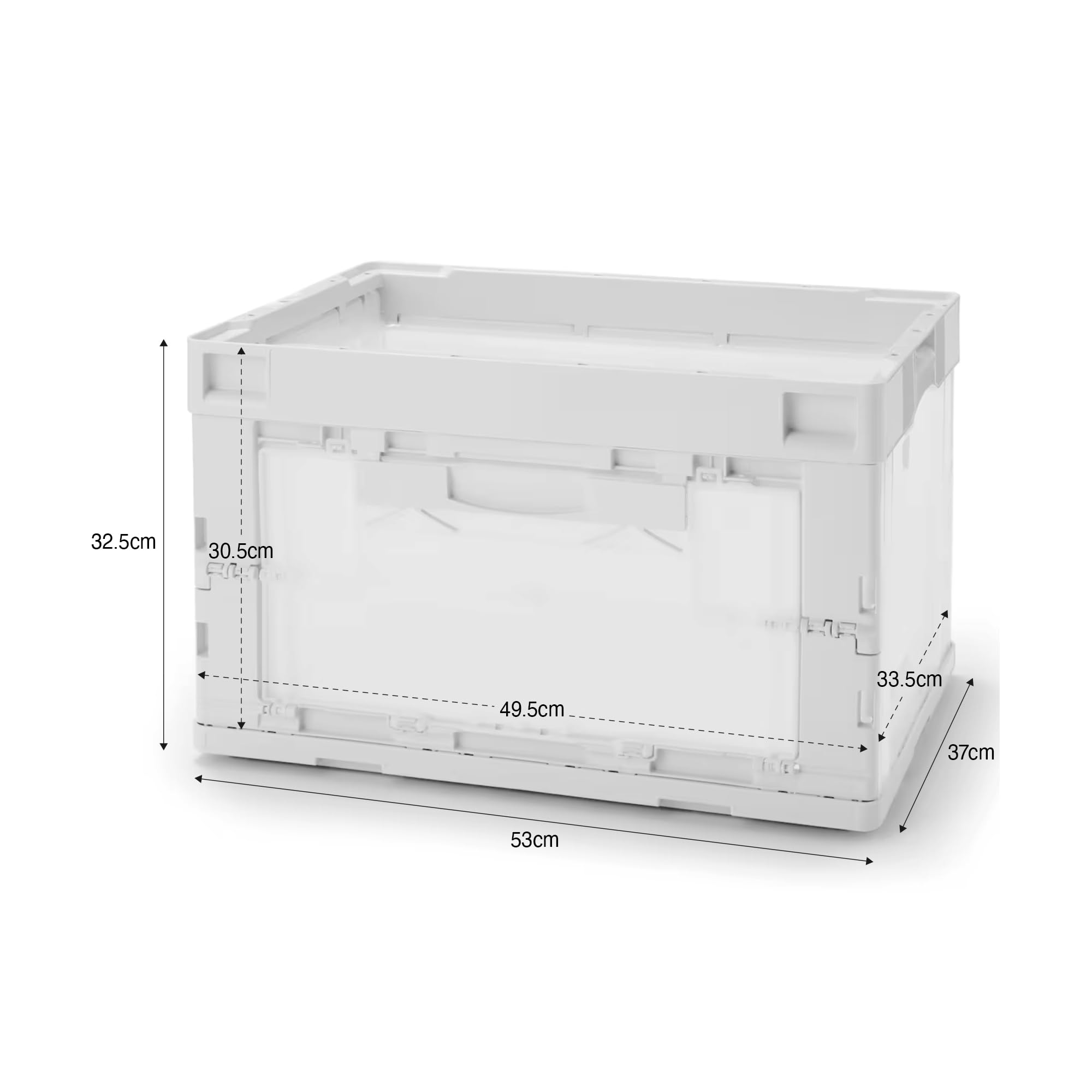 Amazon.co.jp: 無印良品再生ポリプロピレン入り 折りたたみコンテナ 幅