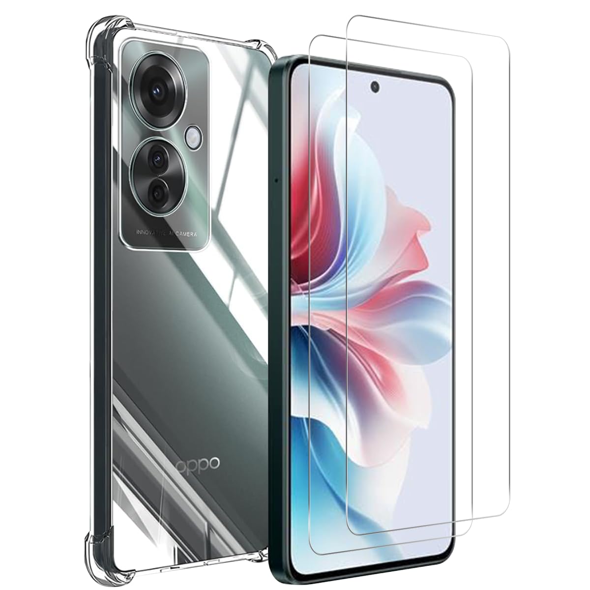 Amazon | OPPO Reno11 A ケース 【ガラスフィルム付き・液晶保護