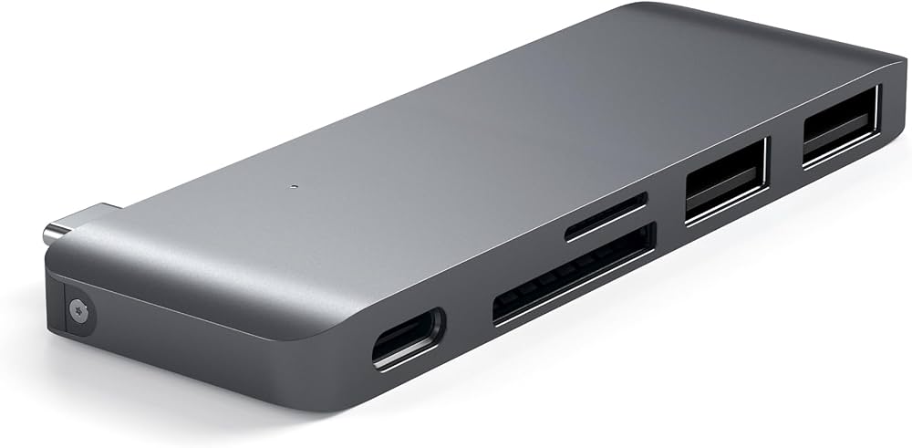Amazon | Satechi USB-C 3-in-1 コンボハブ パススルー充電 USB3.0