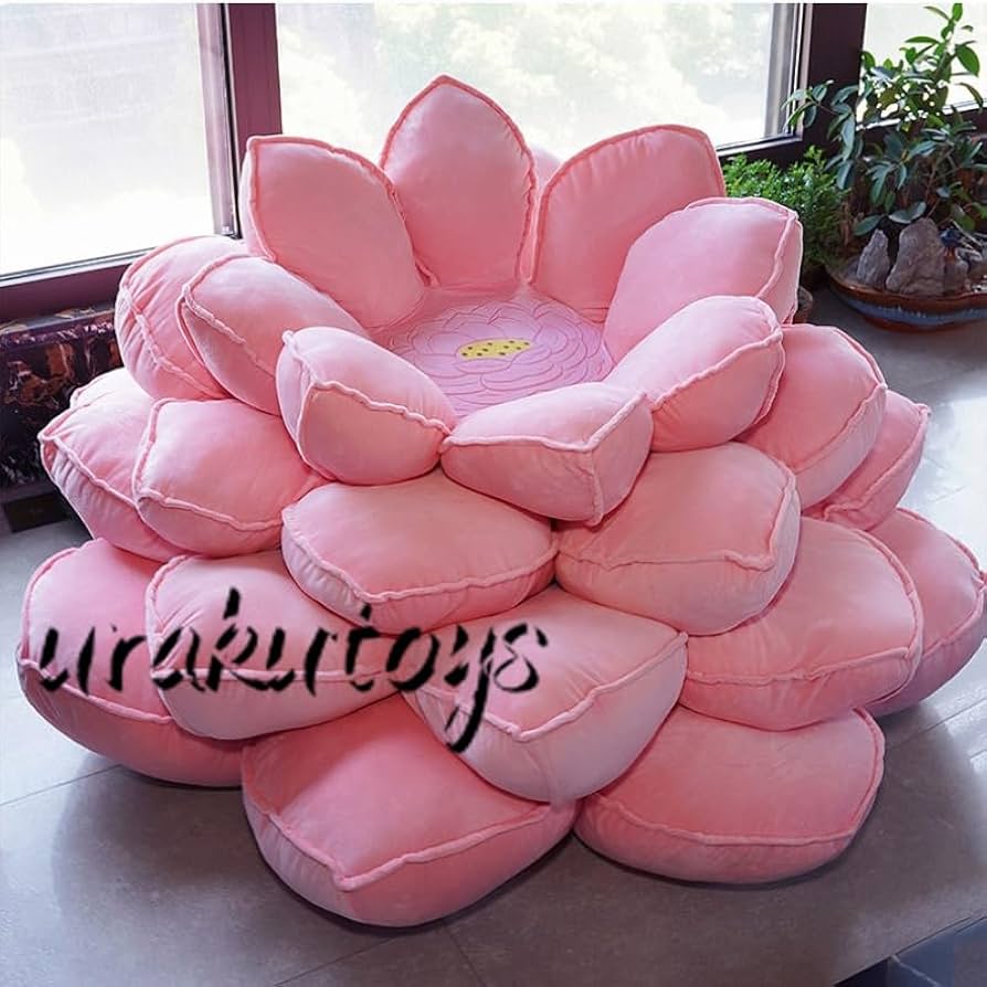 Amazon.co.jp: 蓮の花 座布団 クッション ソファー フロアクッション