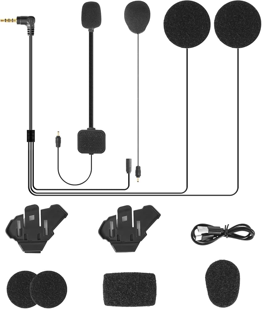 Amazon | JESIMAIK バイク用インカム付属品セット M910適用 3.5mm