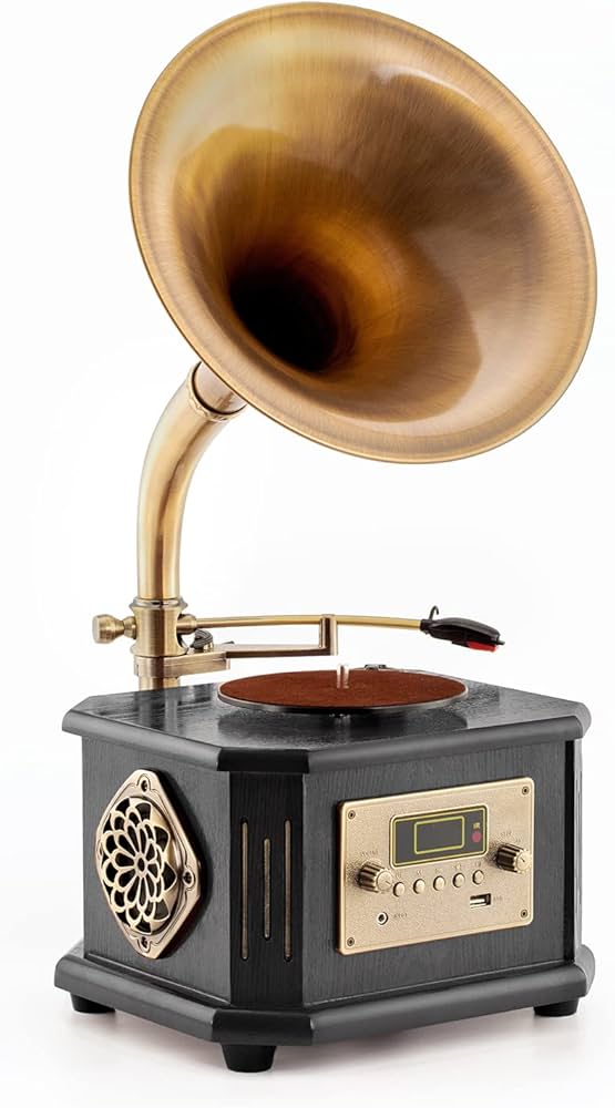 Amazon.co.jp: HOFEINZ 蓄音機 、レトロレコードプレーヤー