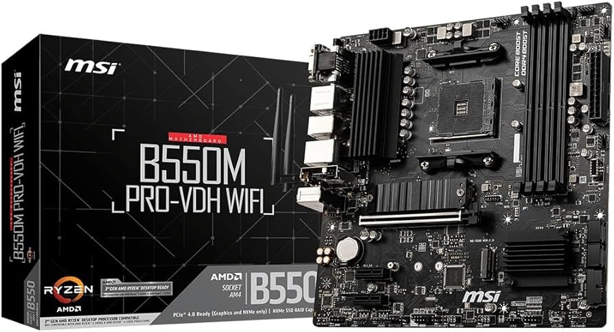 Amazon.com: MSI B550M PRO-VDH WiFi ProSeries Motherboard (AMD