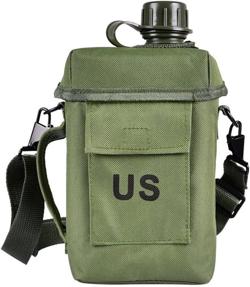 Amazon｜2L 軍用水ボトル ミリタリーウォーターボトル 陸軍水筒 食堂