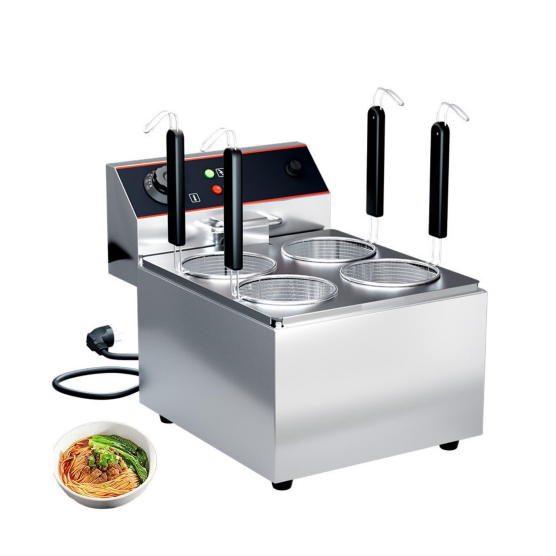 Amazon | TVT 電気式ゆで麺器 多用途 うどん ラーメン てぼ 麺湯切り