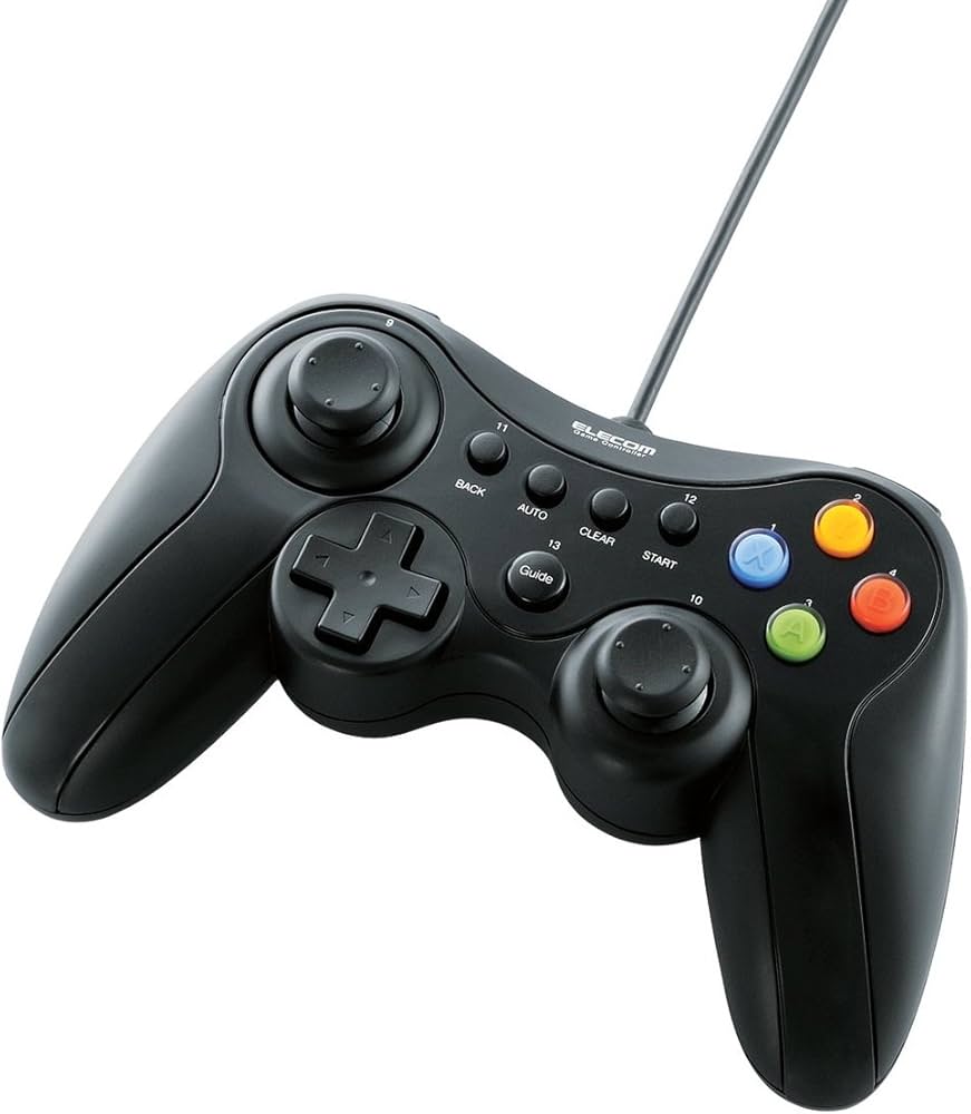 Amazon.co.jp: エレコム ゲームパッド USB接続 Xinput/DirectInput両