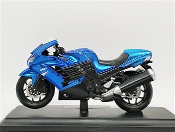 Amazon.co.jp: カワサキに適合 ニンジャ ZX-14R 1:18 ブルーオートバイ